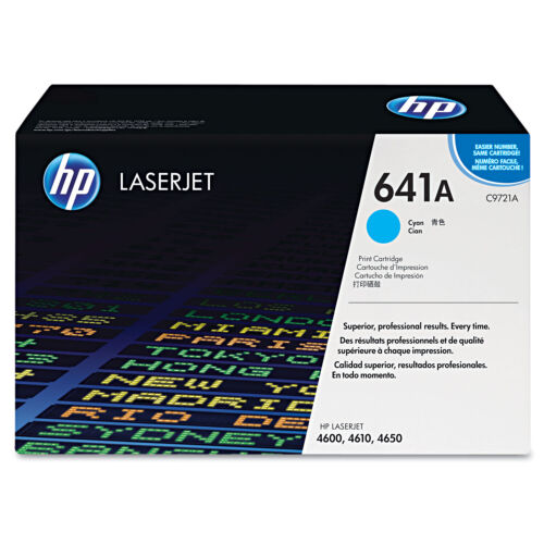 HP Inc. HP 641A (C9721A) Cyan Original LaserJet Toner Cartridge