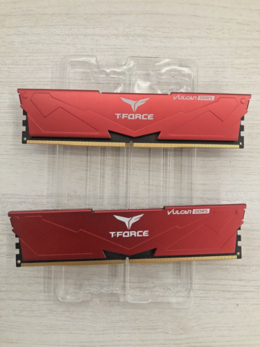 TeamGroup T-Force Vulcan 32GB (2x16GB) DDR5 RAM 6000MHz FLBD516G6000HC38ABK