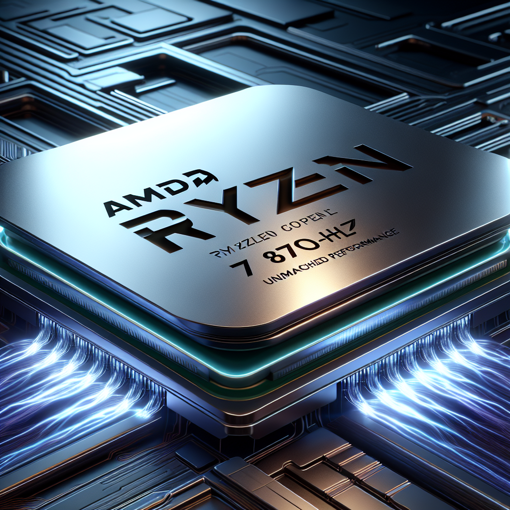 Unmatched Performance: The AMD Ryzen 7 8700F 4.1GHz Processor in Depth