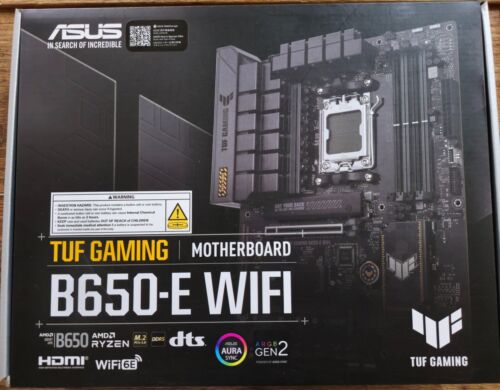 ASUS TUF GAMING B650-E WIFI AMD B650 AM5 ATX motherboard, DDR5