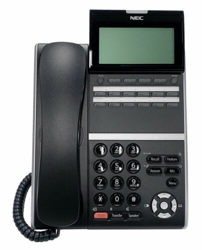 NEW NEC ITZ-12DG-3(BK)TEL IZV(XDG)W-3Y(BK) 660020 DT800 Series Phone w/ WARRANTY