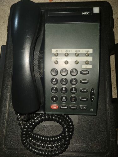 NEC DTU 8-1 Business Phone – Working (Black)  (10 available @ $17.99 each!)