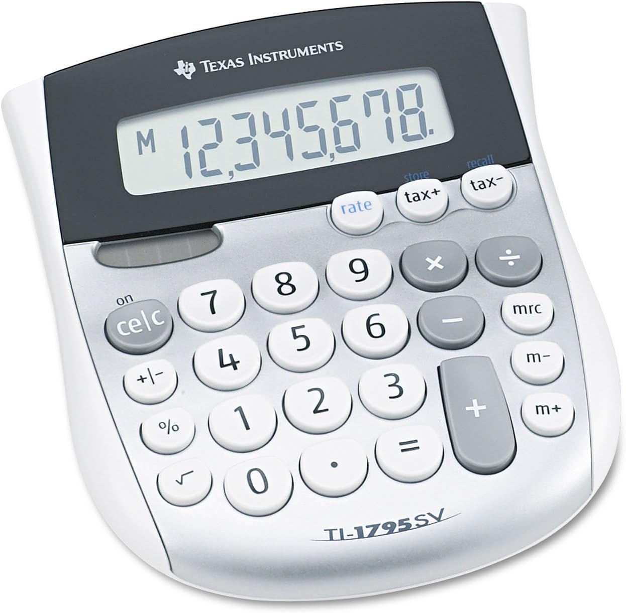 Texas Instruments TI1795SV TI-1795SV Minidesk Calculator, 8-Digit LCD