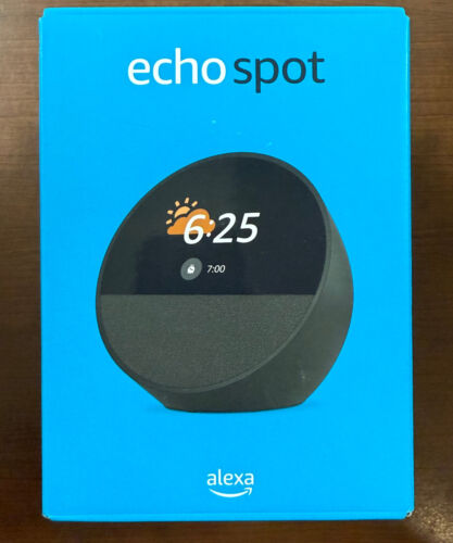 Amazon Echo Spot Smart Speaker with Display + Alexa – BV84J9 – NEW FREE SHIPPING