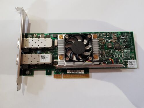 *** Dell Broadcom Dual Port 10GB SFP+ Fiber PCI-e x8 Full Height N20KJ ***