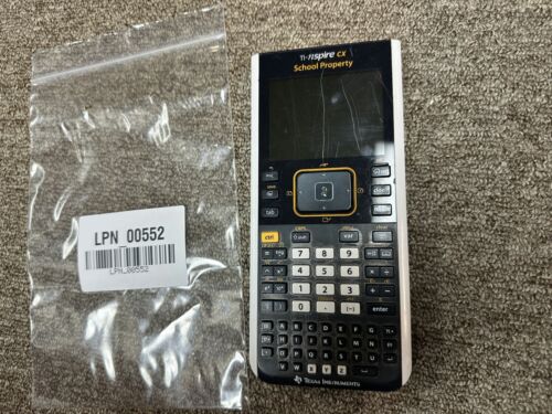 Texas Instruments TI-Nspire CX EZSpot School Property Graphing Calculator