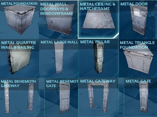 METAL & GREENHOUSE Ceiling  Wall  Foundation  Pillar  Roof PC PS XBOX PVE