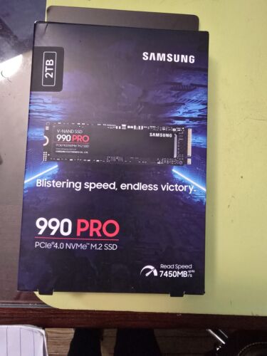 Samsung MZ-V9P2T0 990 PRO PCIe 4.0 x4 M.2 Internal SSD Solid State Drive 2TB