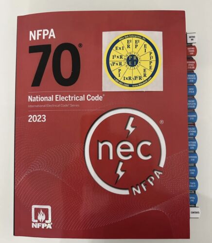 NEC 2023 NFPA 70 National Electrical Code Book w/Mike Holt’s Pre-Tabs NEW