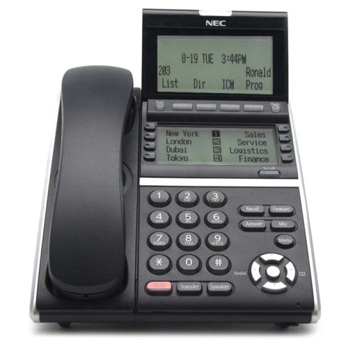 NEC ITZ-8LD-3(BK)TEL IZV(XD)W-3Y(BK) DT800 Series 660010 IP Phone Year Warranty