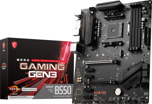 B550 Gaming GEN3 Gaming Motherboard (AMD Ryzen 5000 Series, AM4, DDR4, Pcie 3.0,