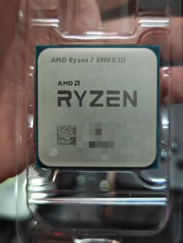 AMD Ryzen 7 5800X3D 8-core 16-thread 3.4-4.5Ghz 3-level cache 96MB CPU processor