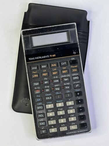 Texas instruments TI-60 Programmable Scientific calculator