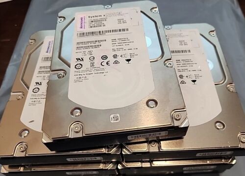 Lot Of 7 Lenova 44W2235 300GB 15K Hot Swap SAS 3.5 Server Hard Drive – Untested