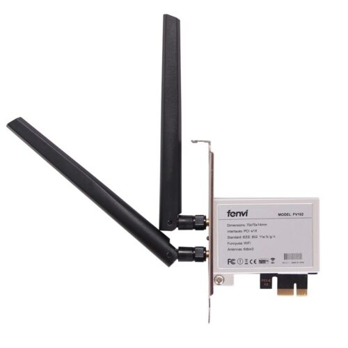 AX210 AX200 M.2 NGFF Wireless Card to PCI-E 1X WiFi Bluetooth Adapter Converter