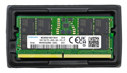 Samsung 16GB DDR5 4800 MHz SODIMM 1Rx8 Laptop Memory RAM M425R2GA3BB0-CQK