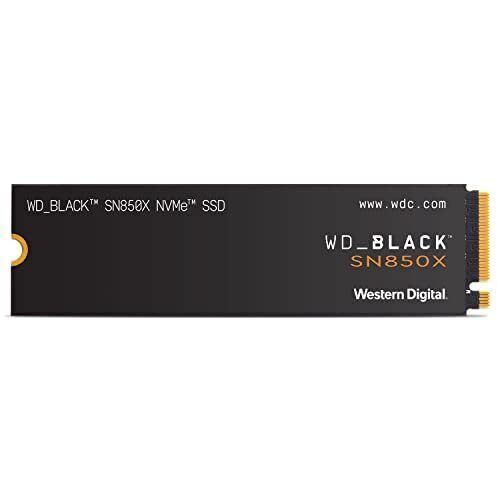 New Western Digital 2280mm WD_BLACK SN850X 2TB PCIe 4.0 NVMe Gen 4 SSD