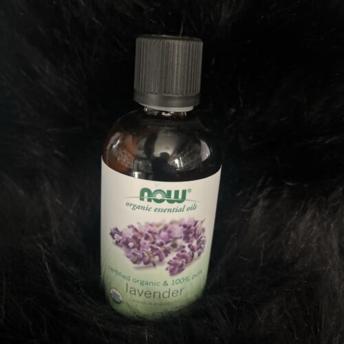 Now Organic Essential Lavender Oil 4oz. 4 fl oz Oil Certified Organic 100% Pure