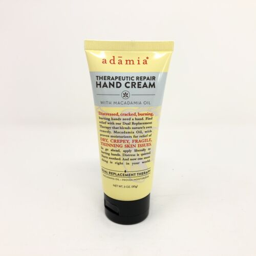 NEW Adamia Therapeutic Repair Hand Cream with Macadamia Oil 3.0 oz FREE SHIPPING