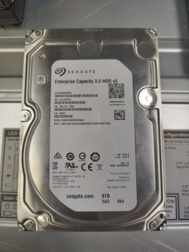 SEAGATE ENTERPRISE ST8000NM0065 8TB 7200RPM 3.5IN 4KN SAS-12GBPS HDD FOR SERVERS