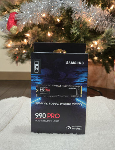 Samsung 990 PRO 2TB NVMe PCIe 4.0 M.2 2280 (MZ-V9P2T0B/AM) Internal SSD – NEW