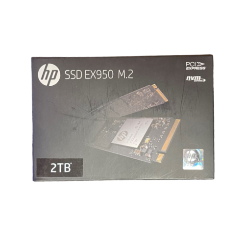 HP EX950 M.2 2TB PCIe 3.1 x4 NVMe 3D TLC NAND Internal SSD 5MS24AA#ABC