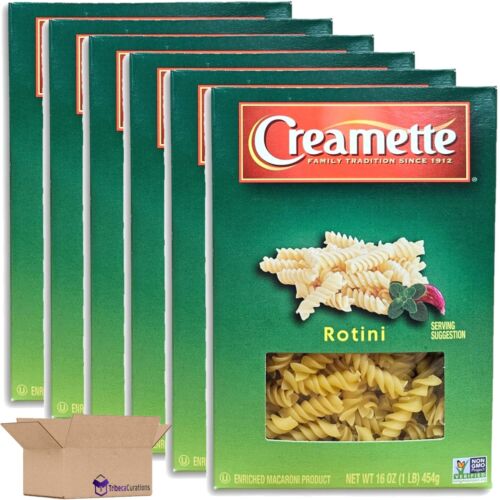 Creamette Creamette Rotini Pasta Value Pack   16 Ounce | Pack of 6