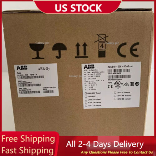 1PCS ACS310-03E-13A8-4 Frequency Converter Brand New In Box Fast Shipping