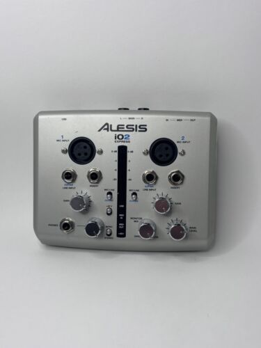 Alesis IO2 Express 2-Channel USB Audio/Midi Interface Works – No Power Cord