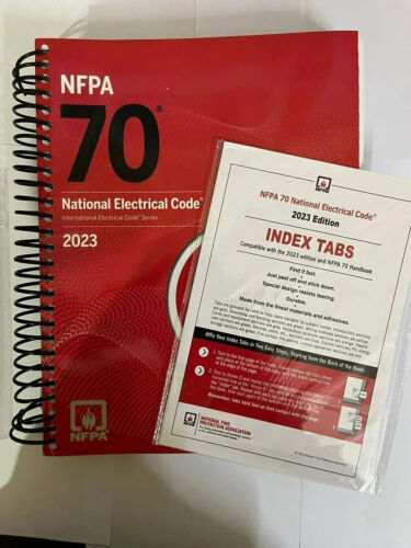 National Electrical Code NFPA 70, 2023 Edition Spiral + Index Tabs FREE SHIPPING