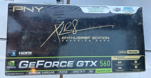 PNY NVIDIA GeForce GTX 560 (VCGGTX560XPB) 1 GB GDDR5 [Sealed In Box, See Pics]