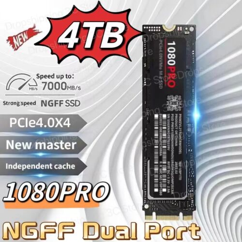 1080 Pro Dual-Port SSd -NGFF Original Brand M2 2280 Pcie 4.0 Nvme Pcie 5.0 Pc