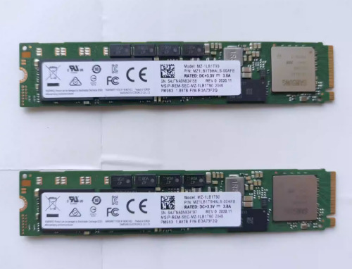 1.92TB ~ 2TB NVMe KXD5ULN11T921 Toshiba M.2 22110 SSD Enterprise NVMe PCIe 3.0×4