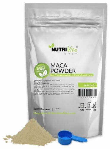 100% PURE ORGANIC RAW MACA POWDER USP GRADE NVS USA NONGMO VEGAN ENERGY