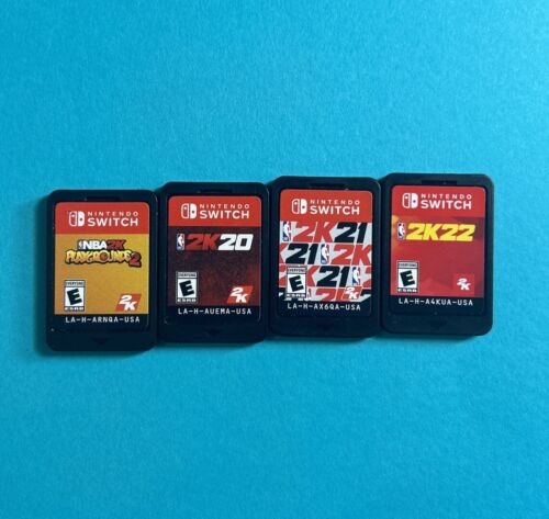 Lot Of 4 Nintendo Switch Basketball Games- NBA2k Playground 2 2K20 2K21 2K22