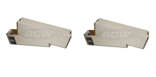 2X BCW Vault Storage Box Holds Semi-rigid card holder or 35pt. Magnetic Holders