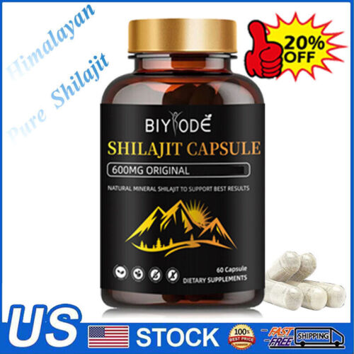 Himalayan Pure 100% Shilajit, Soft Resin, Organic, Extremely Potent, Fulvic Acid