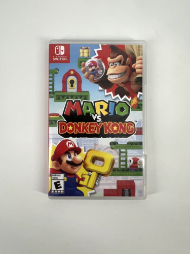 Mario Vs. Donkey Kong Nintendo Switch Puzzle w/ Case & Artwork TESTED WORKS