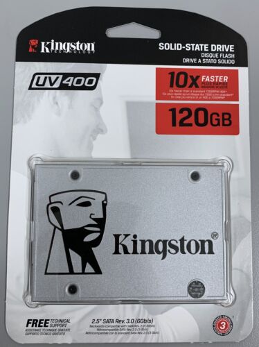 New Kingston Solid-State Drive 120GB UV400 2.5″ SATA Rev. 3.0(6GB)