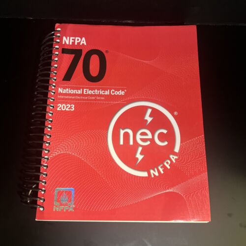 NFPA 70 National Electrical Code NEC 2023 Spiral Bound USA – NEW