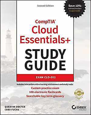 CompTIA Cloud Essentials+ Study – Paperback, by Docter Quentin; Fuchs – Good