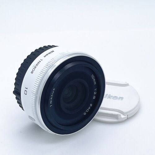 Nikon 1 NIKKOR 10mm f/2.8 Lens White Original For J1 J2 J3 J4 J5 V1 V2 V3 S1 S2