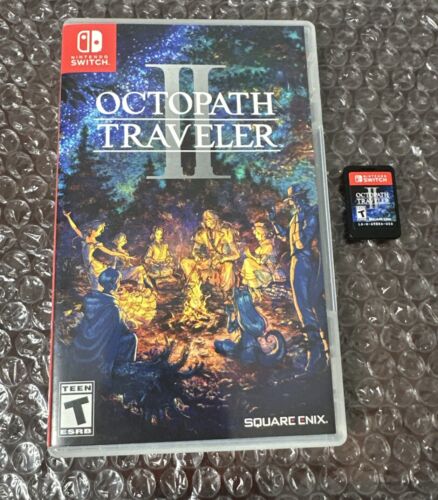 Octopath Traveler II 2 – Nintendo Switch – Square Enix Case & Cartridge Tested