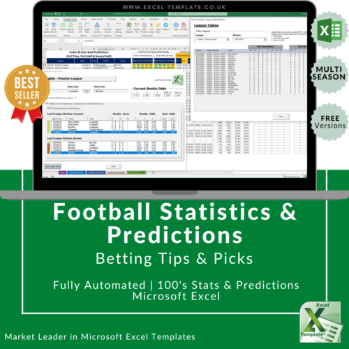 Football, Soccer Betting Odd Software. Microsoft Excel Spreadsheet. Auto Results