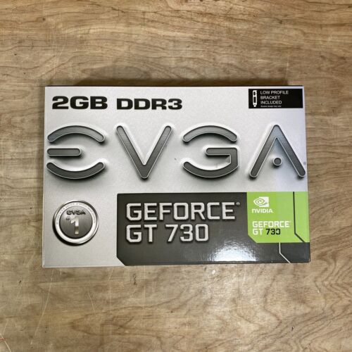 EVGA Nvidia GeForce GT730 2GB 128-Bit DDR3 Video Graphic Card PCIe MHDMI VGA/DVI