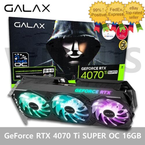 GALAX NVIDIA GeForce RTX 4070 Ti SUPER EX GAMER BLACK OC D6X 16GB – Tracking