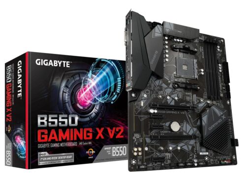 Gigabyte B550 Gaming X V2 (AMD Ryzen 5000/B550/ATX/M.2/HDMI/DVI/USB 3.1 Gen 2…