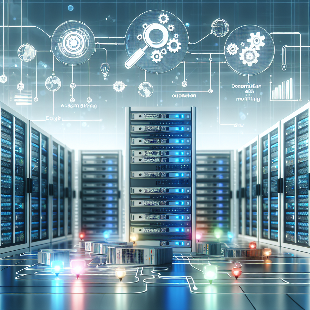 Streamlining Data Center IT Operations through Automation and Monitoring Tools