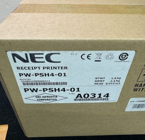 NEW! (UP TO 12) NEC PW-PSH4-01 THERMAL RECEIPT PRINTER / STAR TSP100