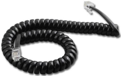 NEC IP3NA-24TXH TEL(BK) DLV(XD)Z-Y (BK) 9′ FT Phone Handset Coil Cord Wire Black